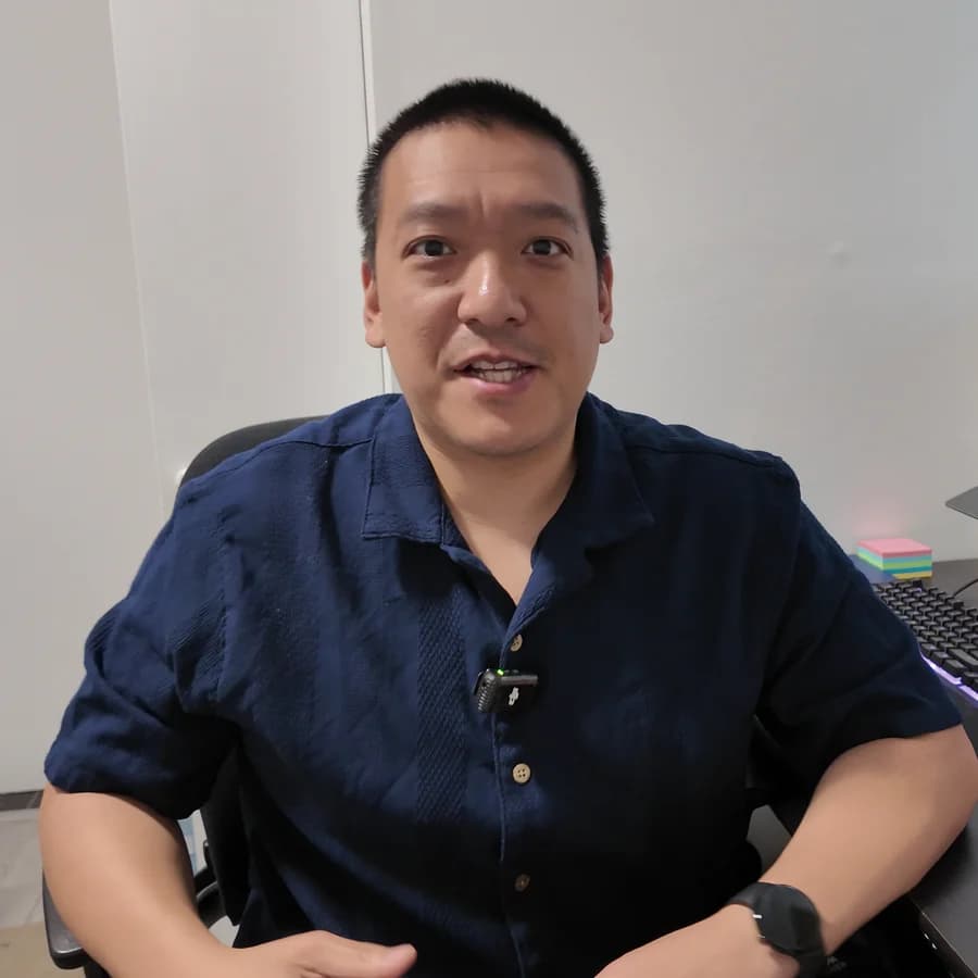 John Ha, nail salon owner and founder of SalonCall AI